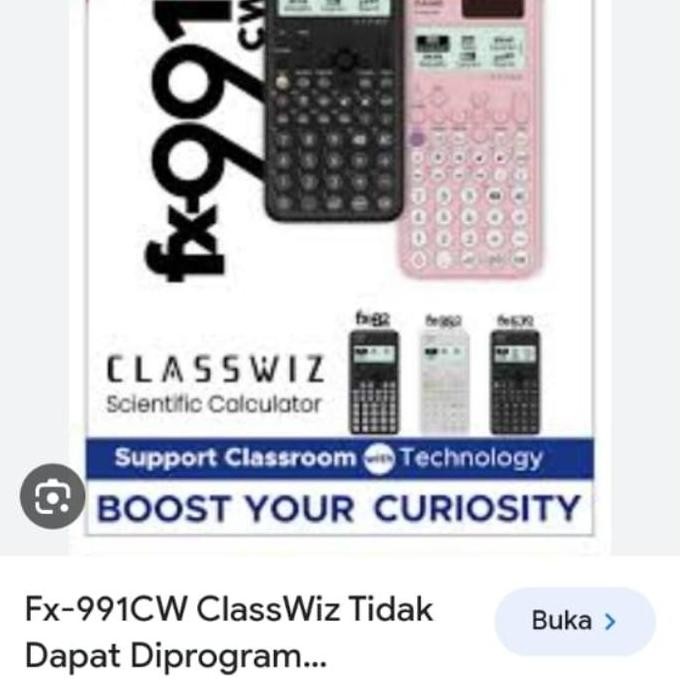 

restock Casio FX 991 CW