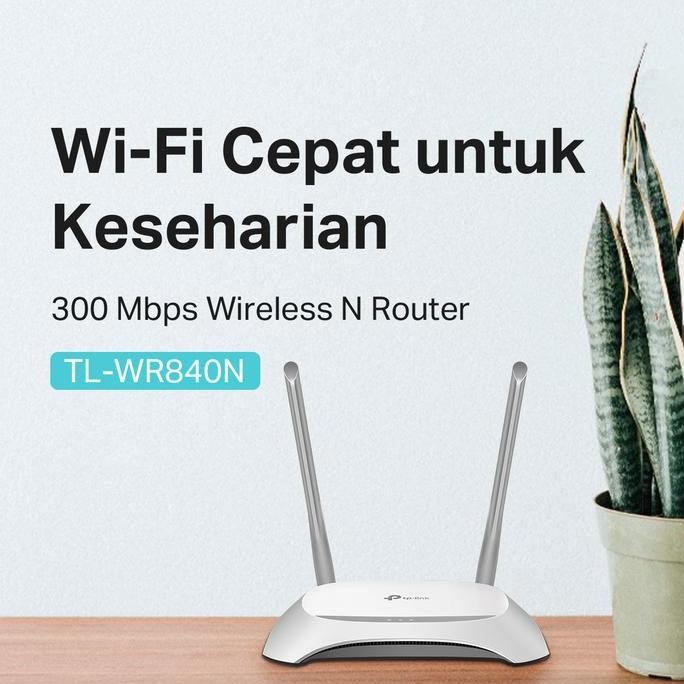Tp-Link Router Tl-Wr840N 300Mbps Wireless N Router 2 Antenna Wifi Tp-Link Tl840N 300Mbps Wifi Router
