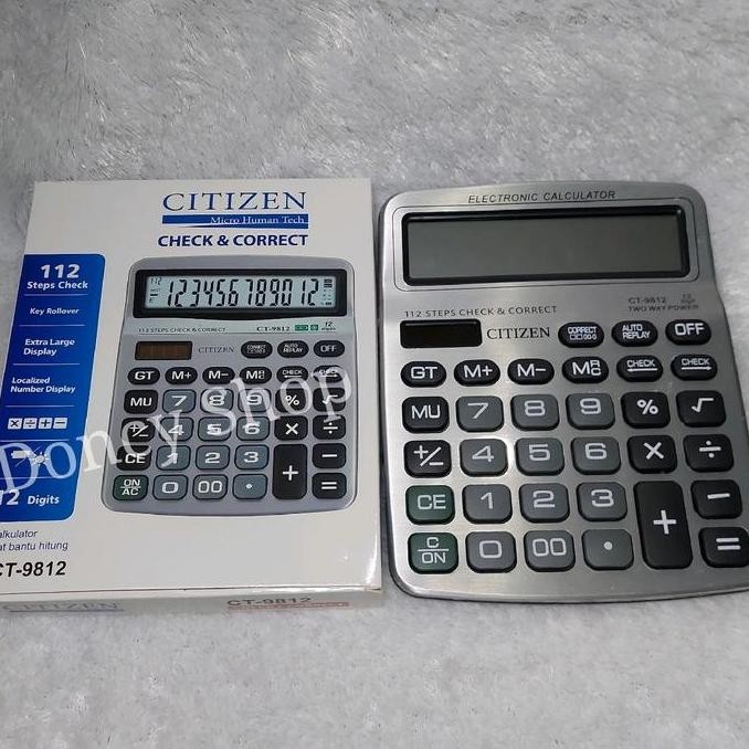 

restock Kalkulator Citizen CT 9812 12 Digit / Calculator Citizen CT-9812 12 Digit