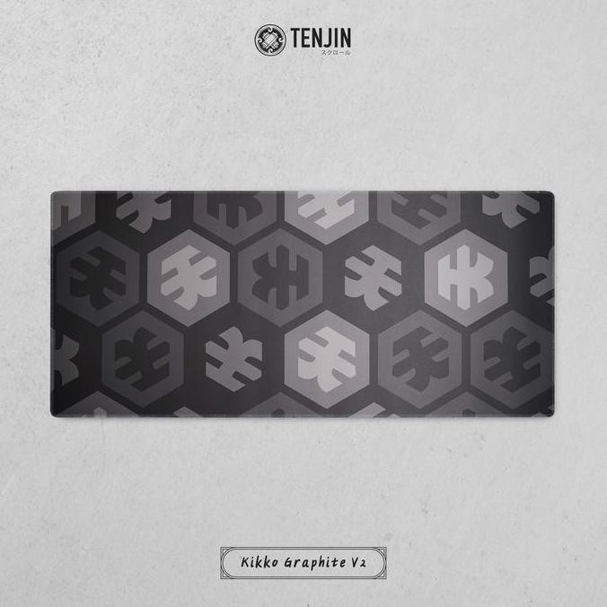 Tenjin Scrollworks - Kikko Graphite Deskmat