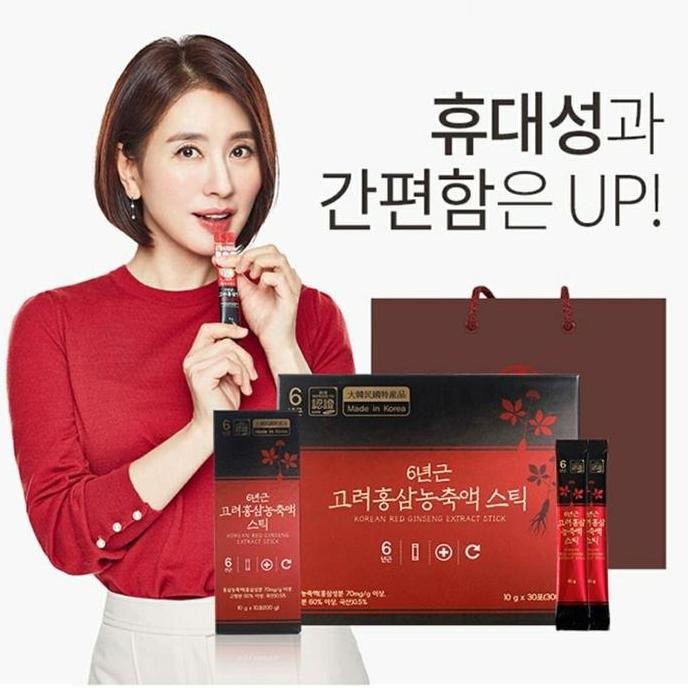 

Korea Red Ginseng Extract 6 Years Jung Won Sam 30 Stik