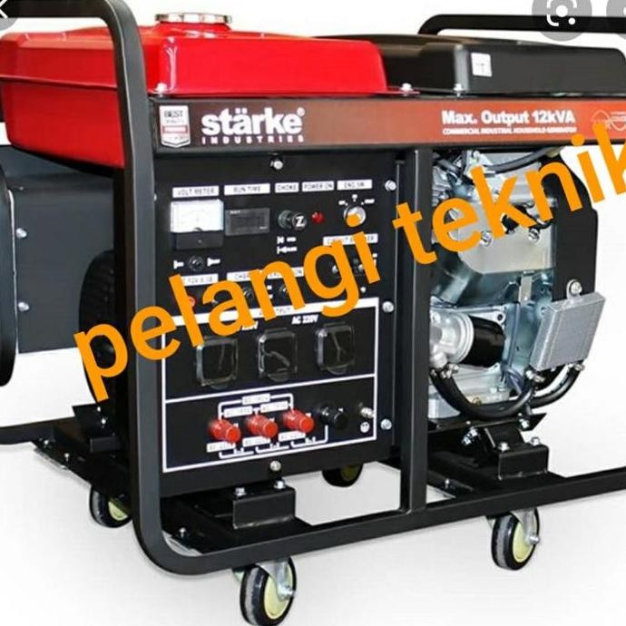 

Terlaris Genset 12 Kva 10000 Watt 3 Phase Gasoline Starke Gfh12900