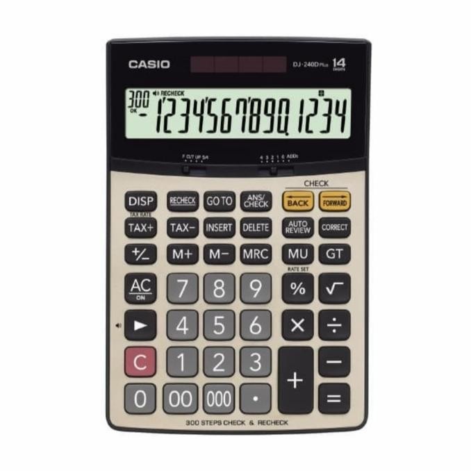 

restock Kalkulator Casio DJ-240D Plus Check & Correct Calculator DJ 240D Plus