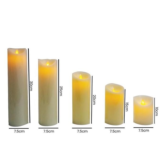 Lilin LED Elektrik WAX Sumbu Goyang Candle Bahan Lilin Asli