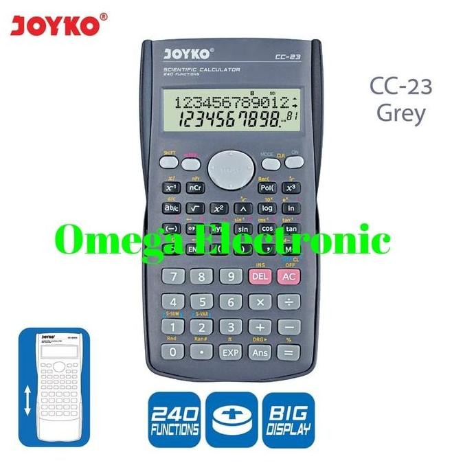 

restock Joyko CC23 Calculator Kalkulator Scientific Ilmiah Sekolah CC 23