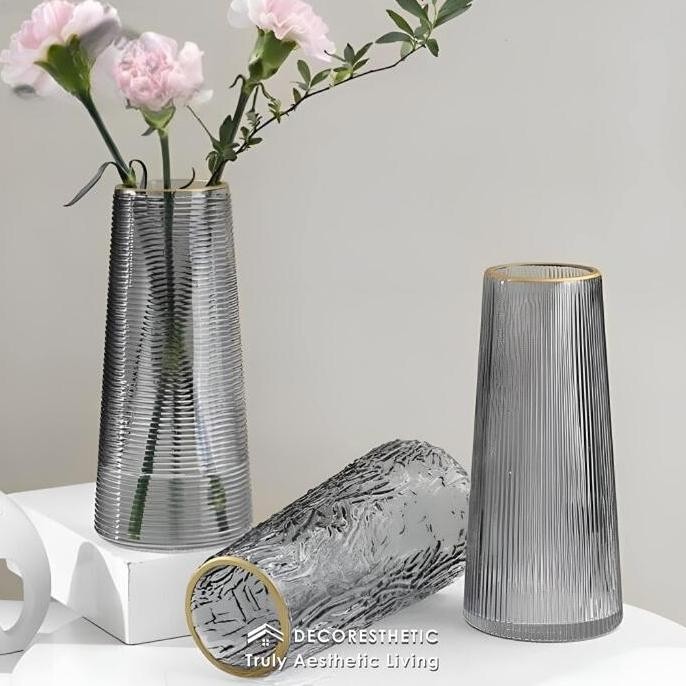 Tempat Bunga Vas Bunga Kaca Meja Dekorasi Ruang Tamu Minimalis