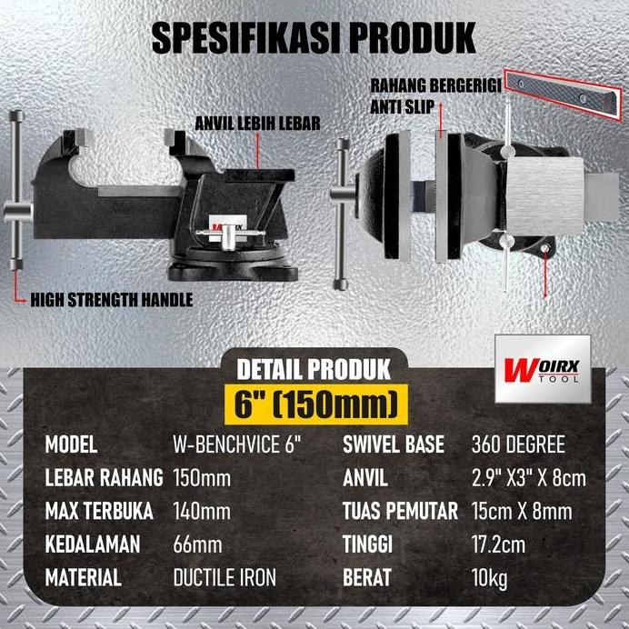 RAGUM CATOK BESI / RAGUM PITA PENJEPIT 4 5 6 inch 4" 5" 6"