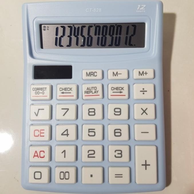 

restock Kalkulator CITIZEN CT-828 CHECK & CORRECT 12 Digit Calculator CT828
