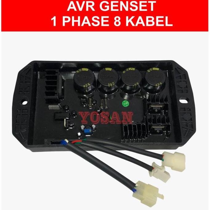 

Terlaris Avr Genset 15 Kw 10 Kw 8 Kw Sm2005270 121 1 Phase 8 Kabel