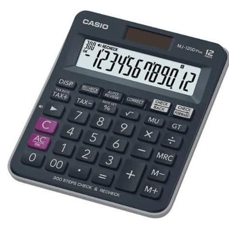 

restock Casio MJ-120 D PLUS CHECK & CORRECT Kalkulator / Calculator MJ 120D