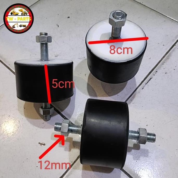 

Terlaris Karet Engine Mounting Genset Generator Alternator 80X50Xm12