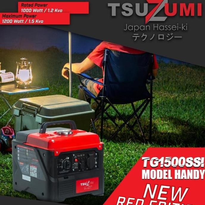 

Terlaris Genset Koper Portable Semi Silent Inverter 1,5 Kva 1000 Watt Tg1500Ssi