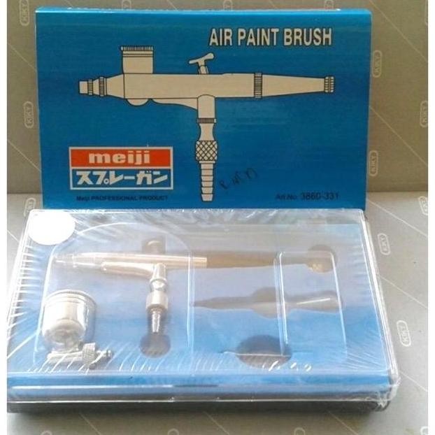 Promo Pen Paint Brush Spray Gun Spet Lukis / Air Brush Kit Meiji
