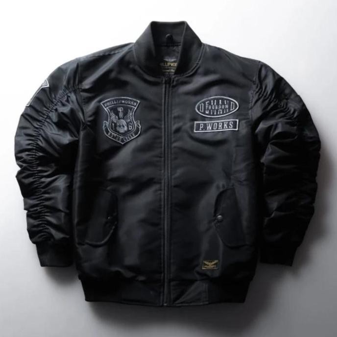 Sale Phillip Works Jacket Bomber Born To Ride 4.0 Jacket Pria Bomber Original Pw