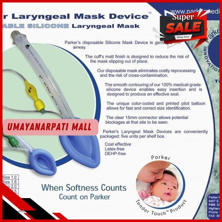 LMA SILICONE  LARYNGEAL MASK  LMA WELLEAD BEST PRODUK