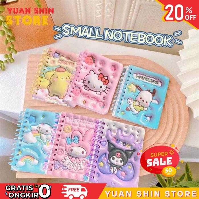 

NOTEBOOK RING | BUKU CATATAN KARAKTER KUROMI | NOTES KUROMI/BUKU CATATAN HARIAN ANAK/BUKU MINI ANAK/BUKU LUCU/NOTEBOOK ANAK TERMURAH