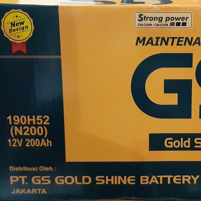 

Terlaris Aki Gs Mf N200 12V 200Ah (Genset, Kapal, Alat Berat) Accu Kering