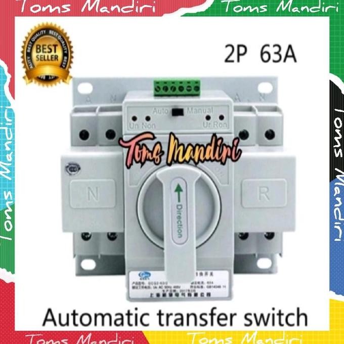 

Terlaris Automatic Transfer Switch Ats 220V 63A 13860W For Genset,Industrial