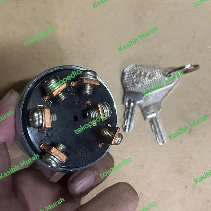 

Terlaris Kunci Kontak Kaki 6 Stater Switch Forklift Genset Universal