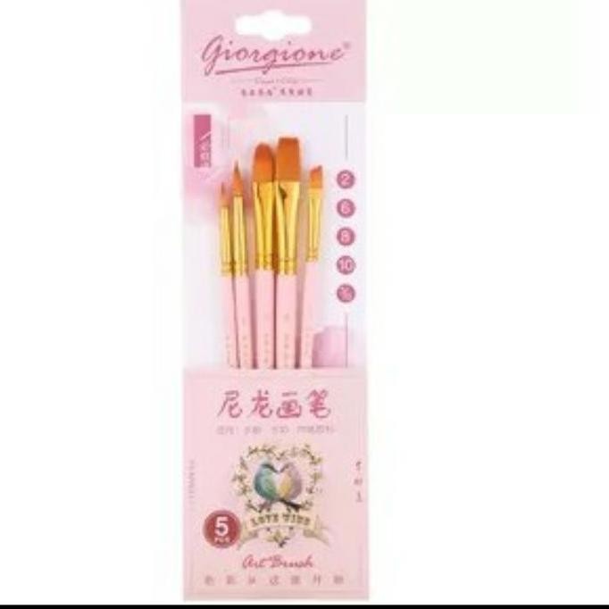 

ready giorgione brush set G-158 5pcs (bird series)