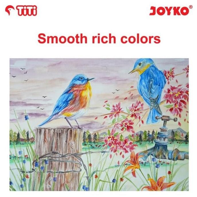 

ready Joyko TITI 12 Water Colours / Cat Air 12 Warna WC-6ML-12