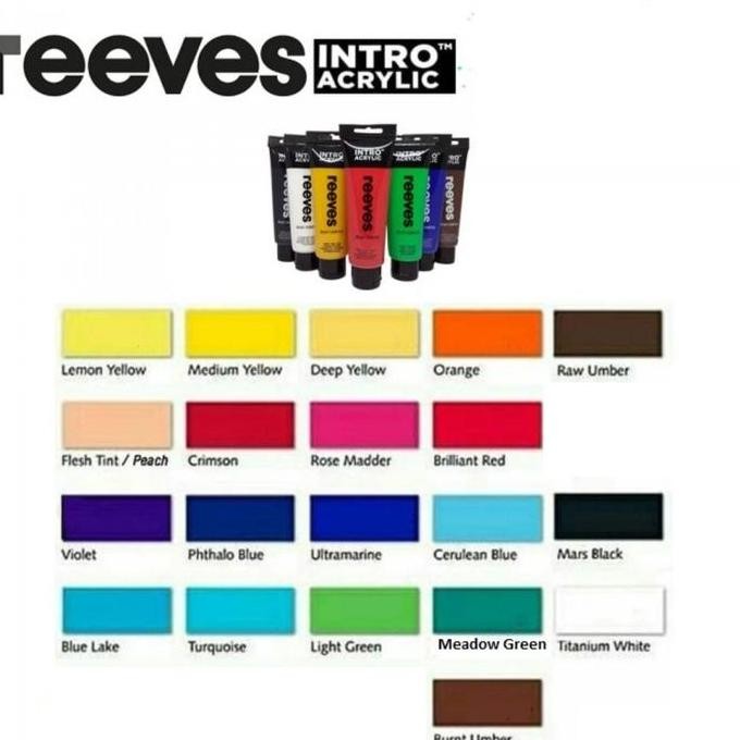 

ready REEVES ACRYLIC INTRO 100 ML BRILLIANT RED
