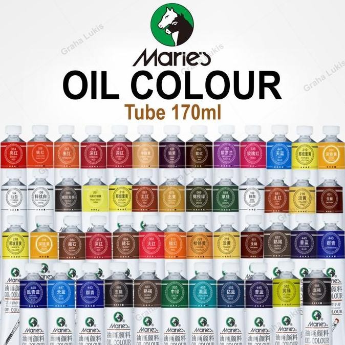 

ready Cat Minyak Maries 170ml / Maries Oil Paint 170ml