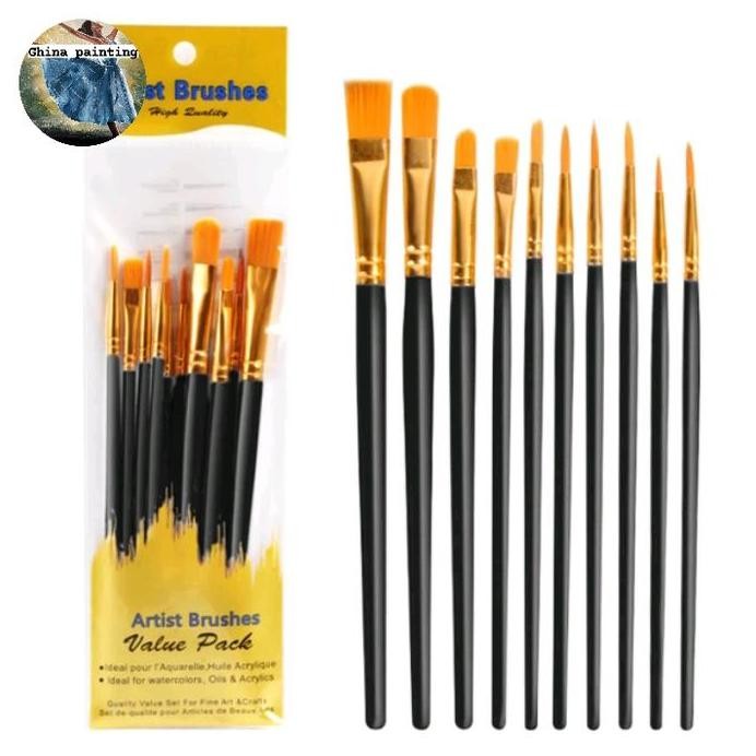 

ready 1 SETT 10PCS KUAS LUKIS/SETT KUAS MELUKIS/PAINTING BRUSH