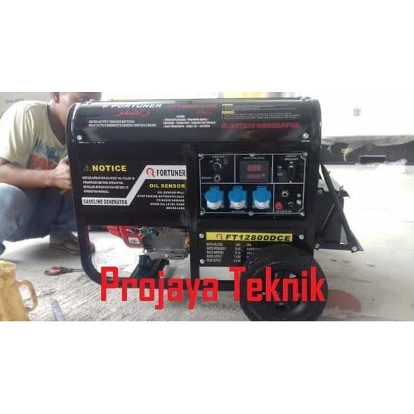 

Terlaris Genset Bensin Fortuner 12800Open 8000 Watt 1Phase 220 Volt Garansi