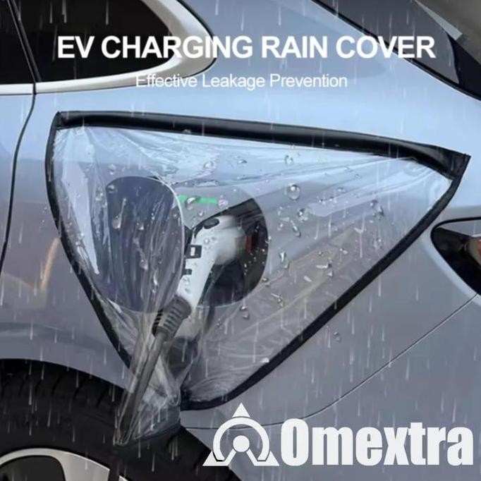 Magnetic EV Charger Cover Omextra Pelindung Charger Mobil Listrik EV