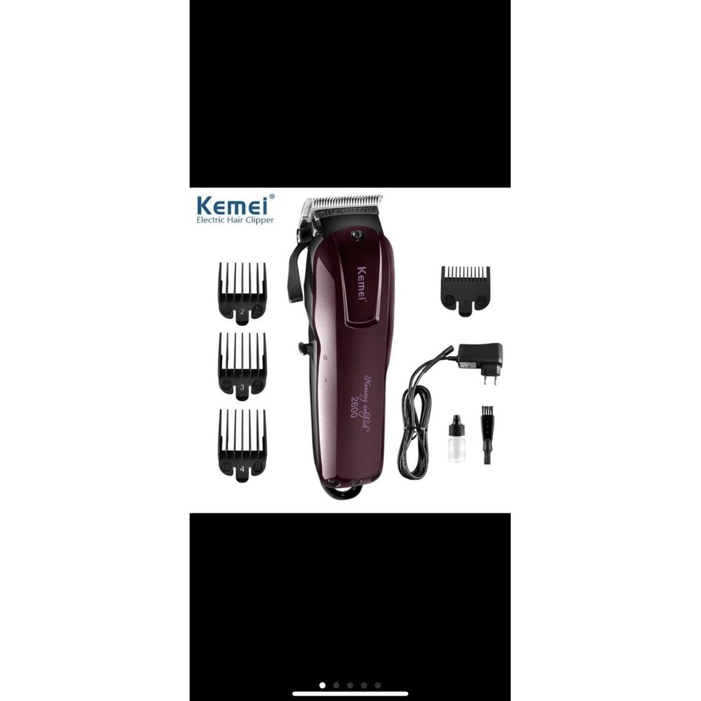 Terlaris Alat Cukur Rambut Kemei Km 2600 Hair Clipper Kemei Mesin Cukur Cordles