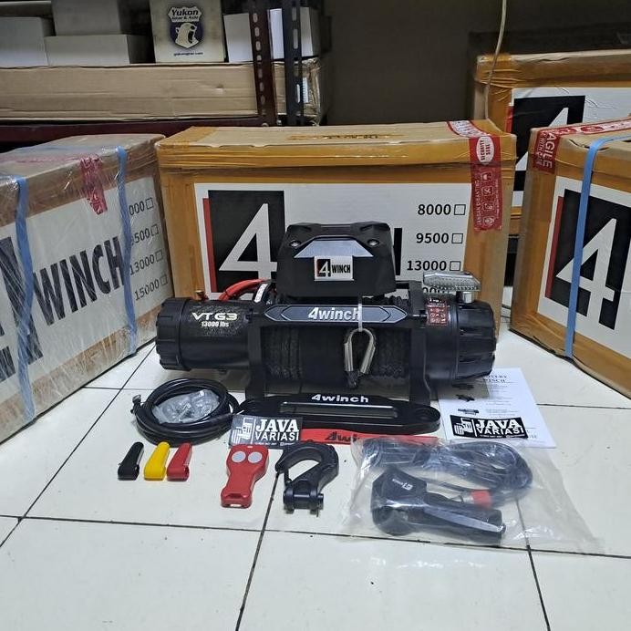 winch 4winch 13000lbs plasma warn runva articx tmax