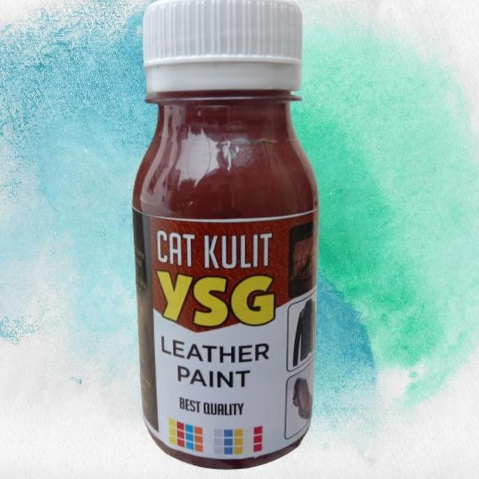 ready cat kulit asli warna coklat,isi 80ml,cat jaket kulit,cat tas kulit