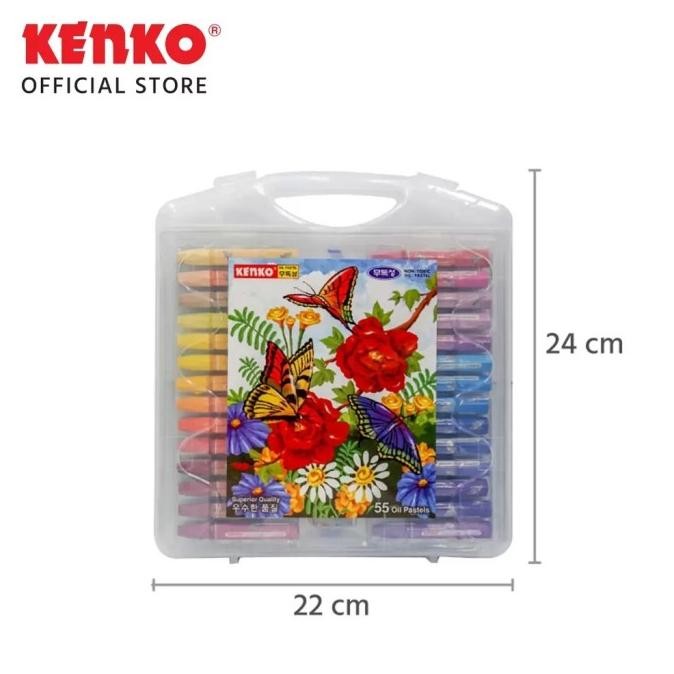 

ready SOS Oil Pastel KENKO 55 Warna / Krayon / Krayon Warna