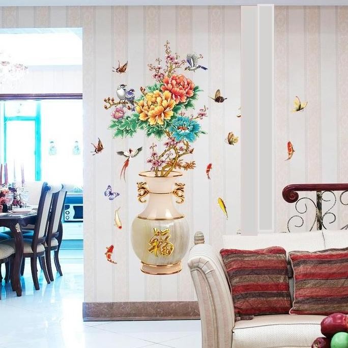 Y&T STIKER DINDING GUCI BUNGA BESAR XXL SK2019 Hiasan Sticker