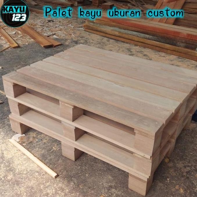 

ready palet kayu ukuran custom kondisi siap pakai