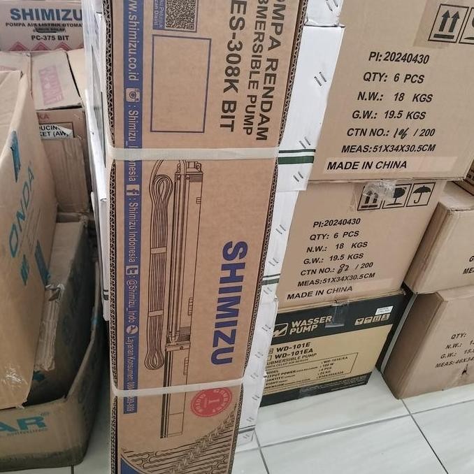 Murah Submersible Pump Shimizu Spes-308 Bit 0,33Hp 3" +Kabel Pompa Satelit