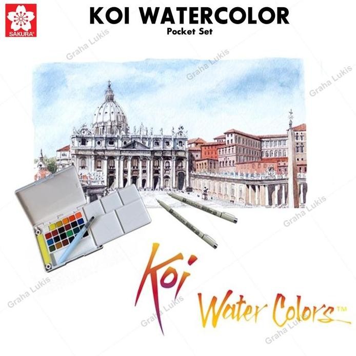 

ready Sakura Koi Watercolor Pocket