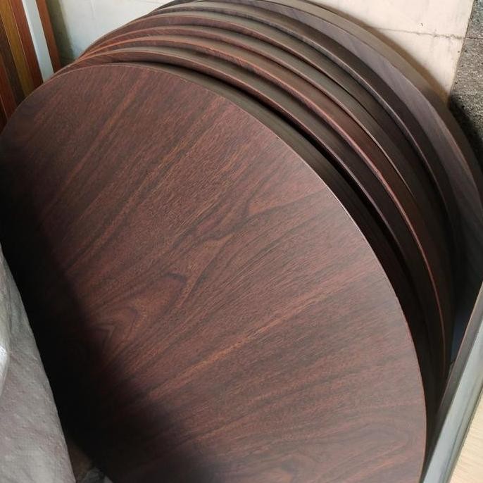 Terlaris Papan Meja Bulat Lapis Hpl