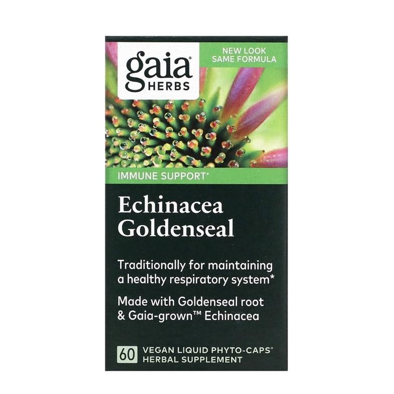 

Gaia Herbs Echinacea Goldenseal 60 Vegan Liquid Phyto Caps
