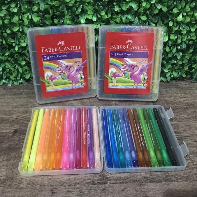 

ready Faber-Castell Twist Crayons 24 520624