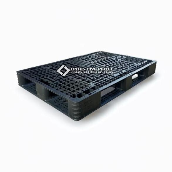 

ready Pallet plastik bekas ukuran 80x120x12 cm / Palet plastik