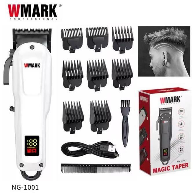 WMARK Alat Cukur Rambut Hair Clipper Professional 6600 RPM NEW 2024 Charging USB Tipe C Mesin Cukura