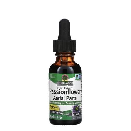 Natures Answer Passionflower Aerial Parts Fluid Extract Alcohol Free 2000 Mg 30 Ml