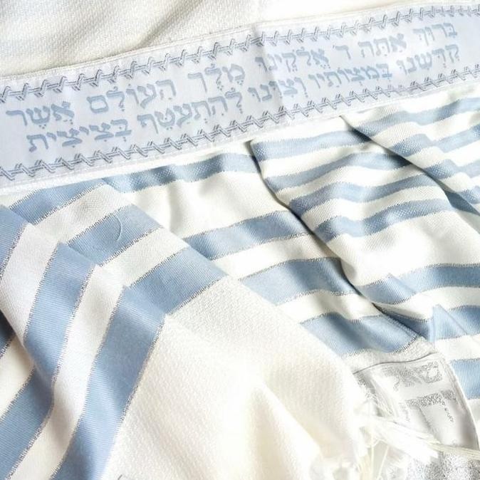 Selendang Doa OHR (LIGHT) Wool Tallit, by Israel