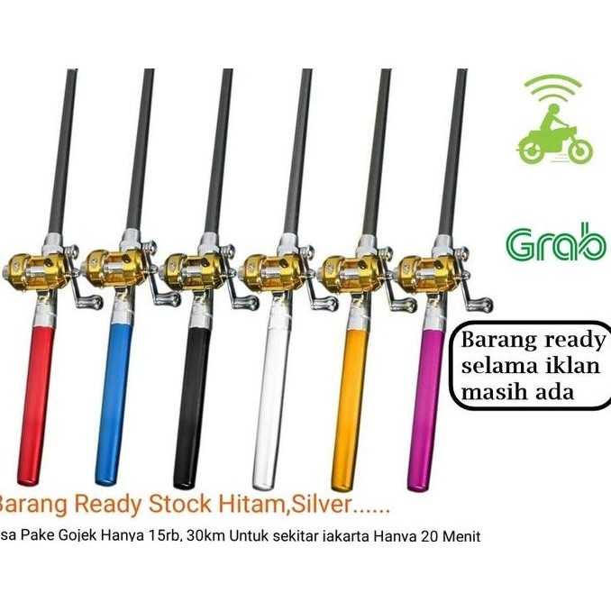 Pen Fishing/ Pancingan Mini/ Kail/ Outdoor/ Pancing/ Camping/ Joran