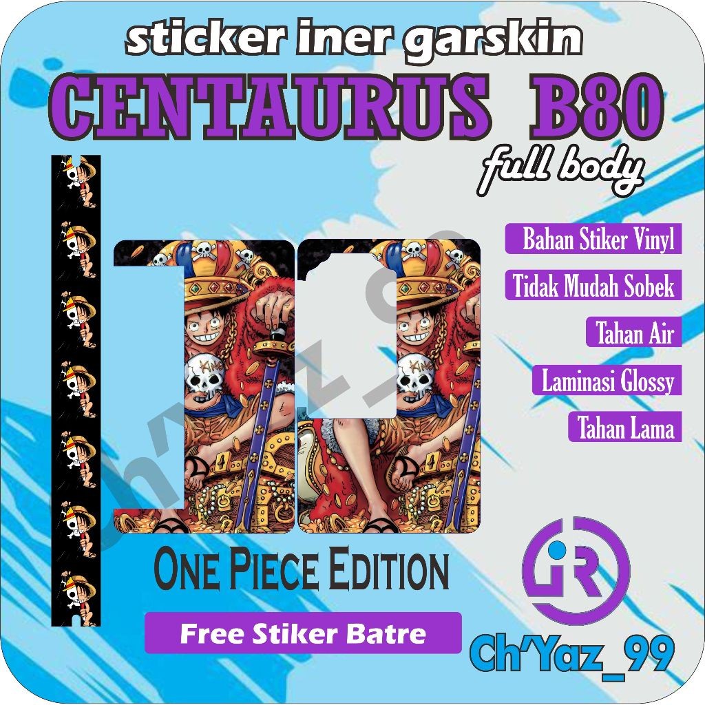 

Vynil Gloosy One Piece B80 Iner Lengkap 11 Garskin Stiker Custom Fullbody Bisa COD