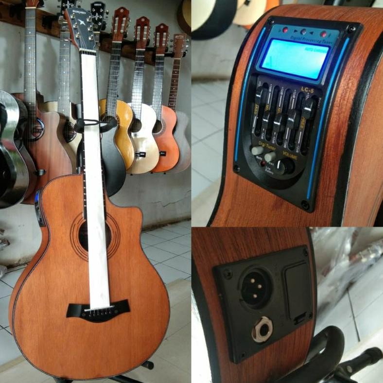 NEW gitar original sukhoy akustik elektrik tuner berkualitas terbaik