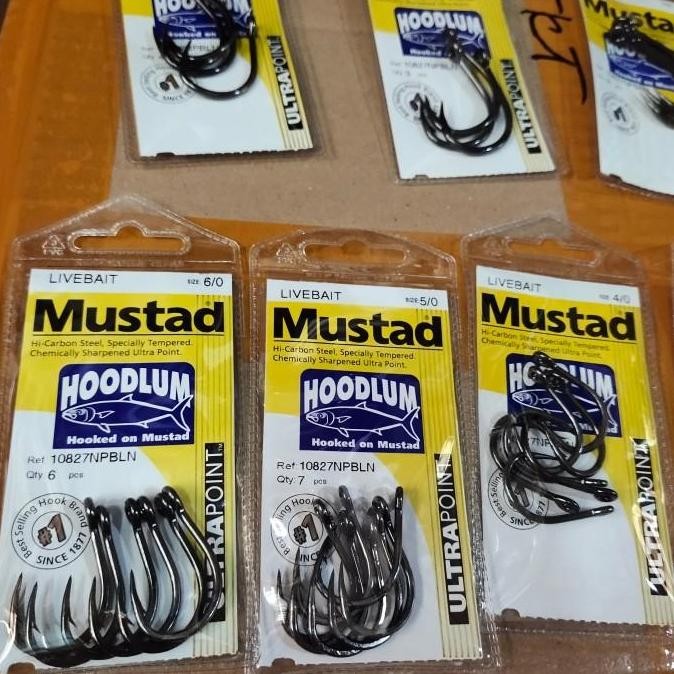 Pancing Mata Kail Mustad Live Bait Hoodlum Kail Laut
