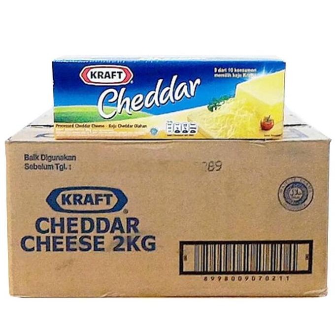 

Promo Keju Kraft Cheddar 2Kg